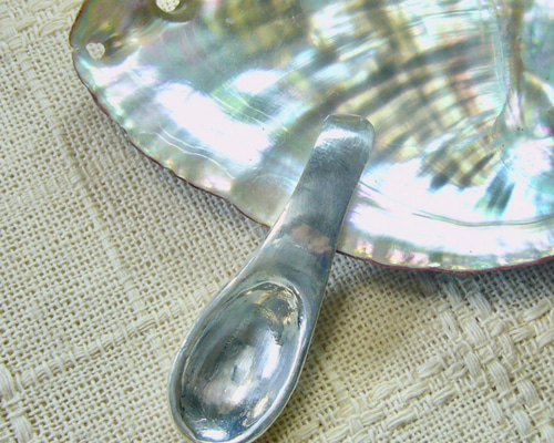 珊瑚銀製スプーン