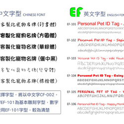 【Fulgor】富狗客製化寵物吊牌 立體大腳印 不鏽鋼材質 背面免費雕刻（限文字） 第5張的照片