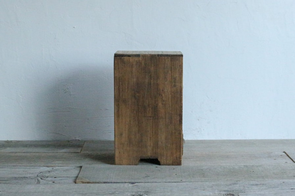 【アンティーク・リメイク家具】小さなけんどん箱 5枚目の画像