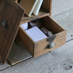 【アンティーク・リメイク家具】小さなけんどん箱 8枚目の画像