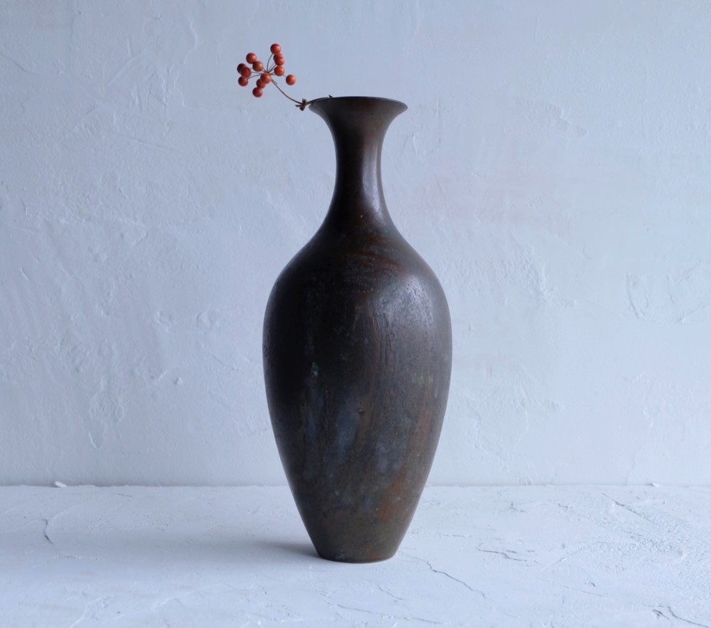 アンティーク・リメイク商品】銅の花器 一輪挿し・花瓶・花器