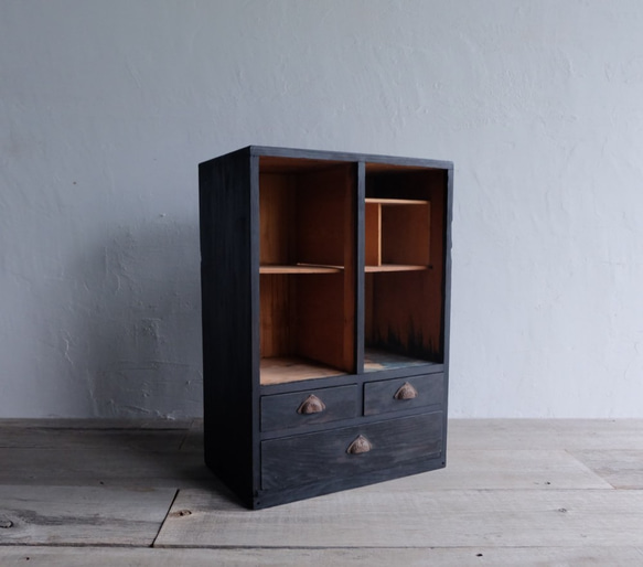 木製棚　古道具　古家具　リメイク　黒　什器 棚 | アルドマ 古道具・古家具・アンティーク