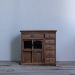 【アンティーク・リメイク家具】大理石のカウンター 2枚目の画像