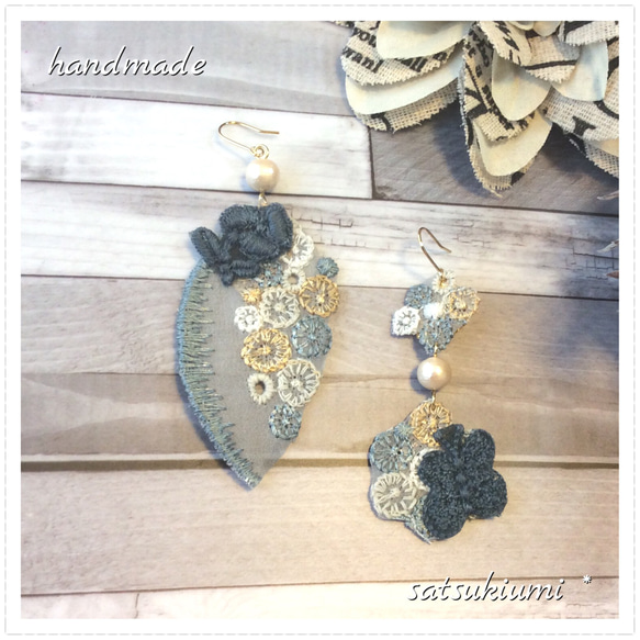 ミナペルホネン【skyful】イヤリング⚘ピアス ミナペルホネン こつぶピアス skyful スカイフル イヤリング