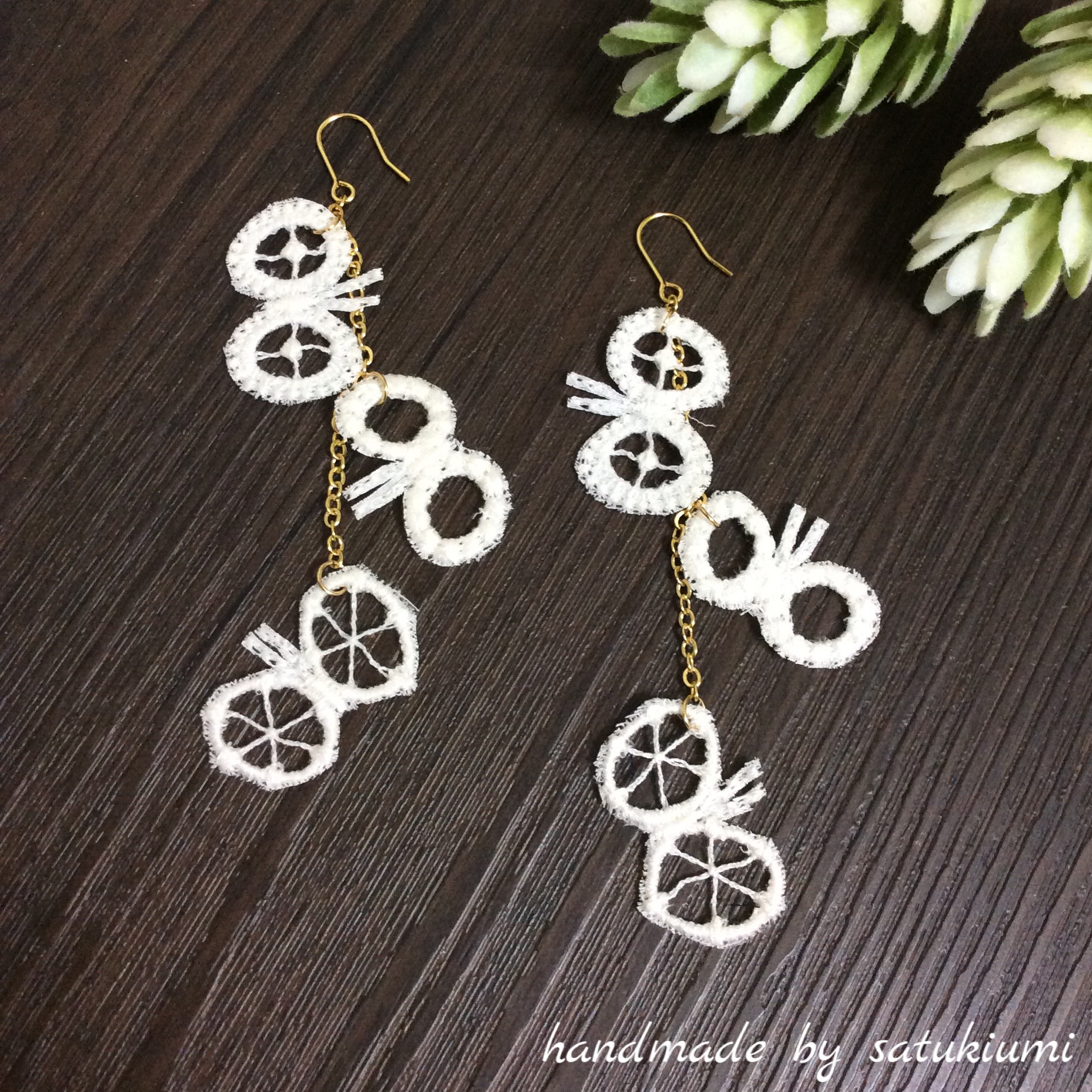 122.frill⚮̈ ミナペルホネン*handmadeピアス/イヤリング* 122.frill⚮̈ ミナペルホネン*handmadeピアス/イヤリング*