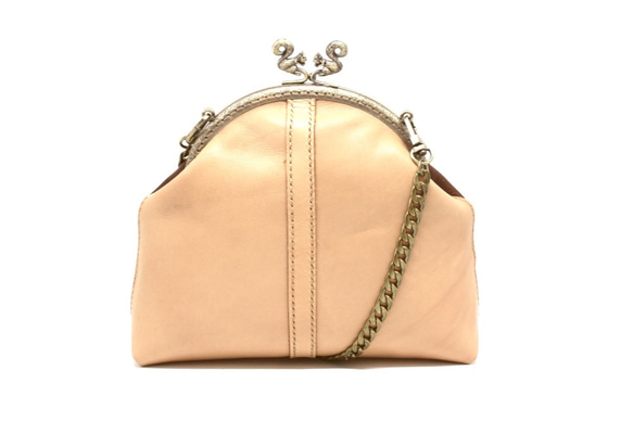 Vintage Style 2 Colors Leather Cross Body Clasp Bag-Squirrel 1枚目の画像