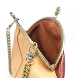 Vintage Style 2 Colors Leather Cross Body Clasp Bag-Squirrel 6枚目の画像