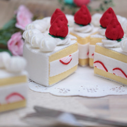 フェルトケーキ＊オーダー受付中！ 受注制作！フェルトホールケーキ その他インテリア雑貨 felt.biyori