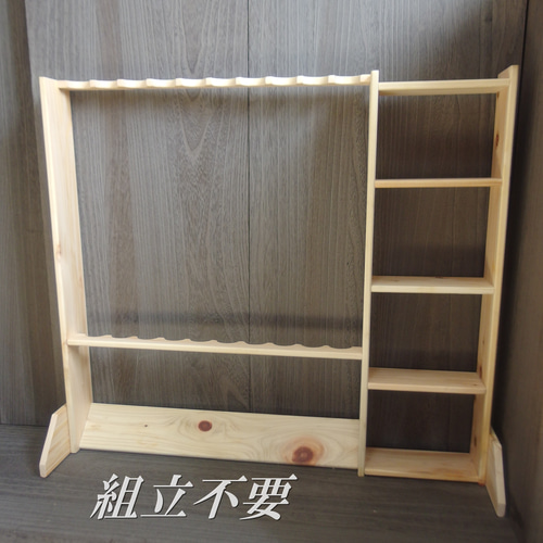 ロッドスタンド 10本 小物置き 国産ヒノキ製 その他インテリア雑貨