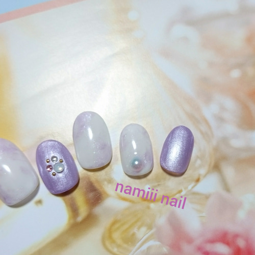マーブルデザイン ネイルチップ 12色セット plusnao_zak-61695