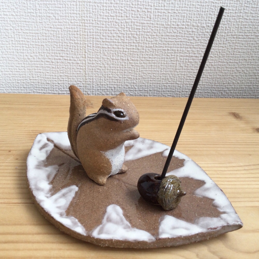 シマリス陶器オブジェ③ シマリス陶器オブジェ③