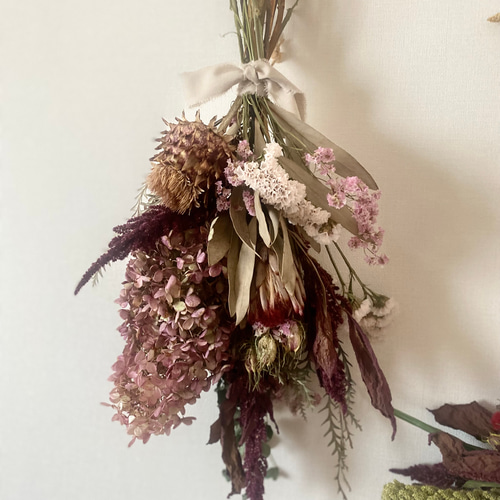 3.秋色水無月スワッグ