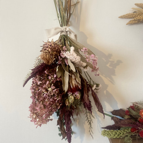 4.秋色水無月スワッグ