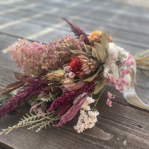 4.秋色水無月スワッグ