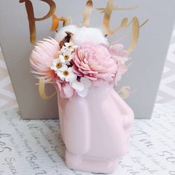 ✨sunshine 摩艾石像 乾燥花 乾燥小盆花 擺飾 乾燥花盆栽 辦公室小物 乾燥花束 婚禮佈置 姐妹禮 閨蜜 第2張的照片