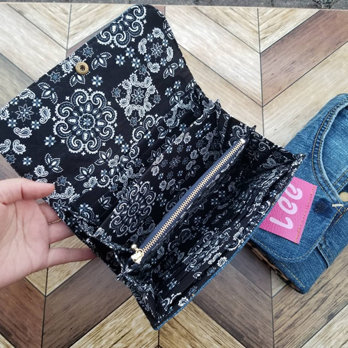 デニムリメイクウォレット 長財布 H&G 通販 7351487｜Creema