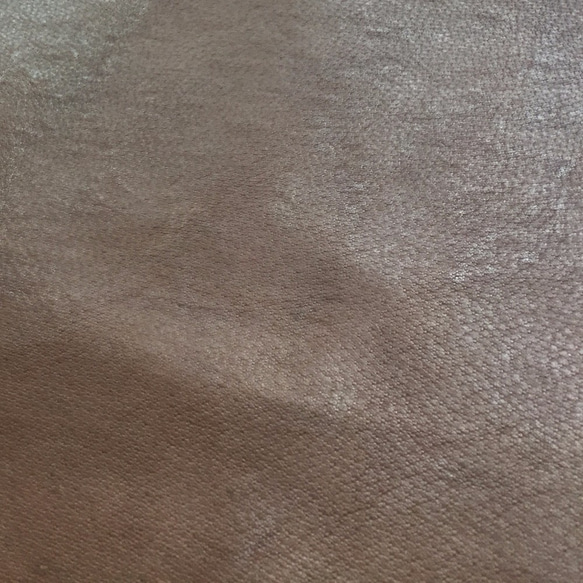 【Cさまオーダー分】革の巾着ポシェット（ダークブラウン） 3枚目の画像