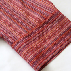 しじら織りのチュニック（赤） 6枚目の画像