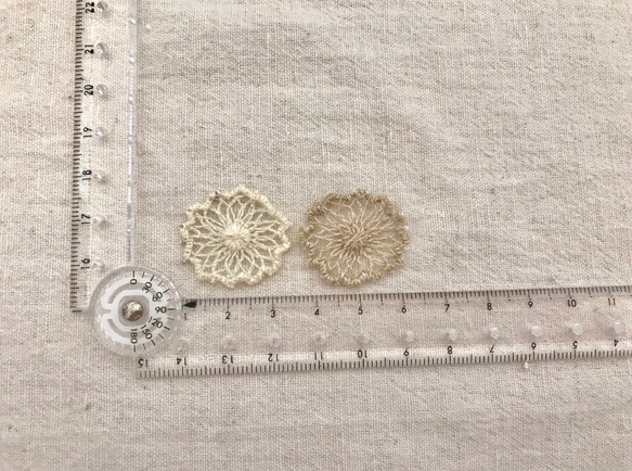 HKM-wa200406 刺繍フラワーモチーフ 3枚目の画像