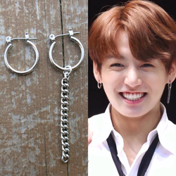 BTS ジョングク 着用ピアス イヤリング アクセサリー 【ピアス】防弾