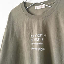 ヌーベルバーグWIDE Tee/OLIVE 3枚目の画像