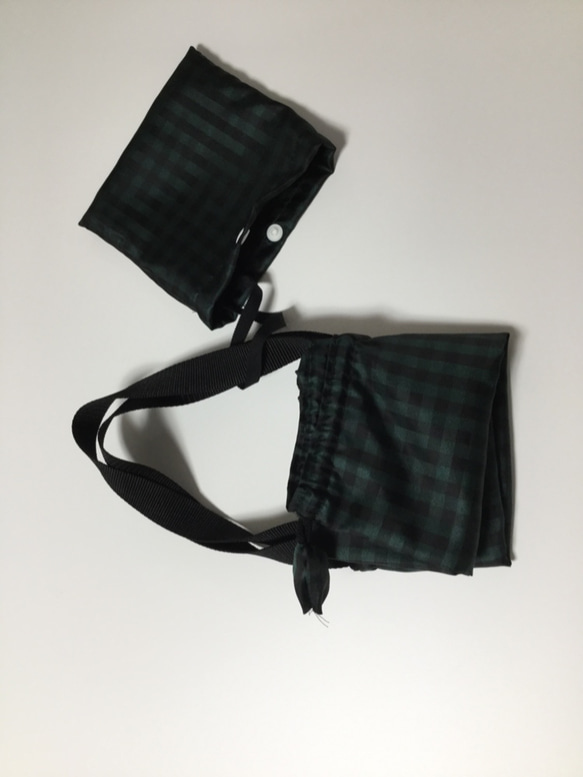 negoland  コネクト型収納袋付き大容量エコバッグ（巾着袋、撥水） 7枚目の画像