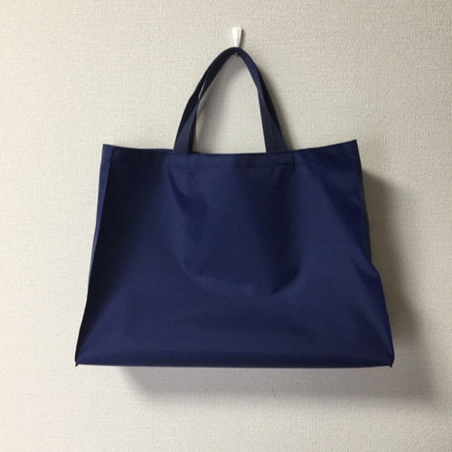 negoland 【入園入学】紺色無地サブバッグ、レッスンバック