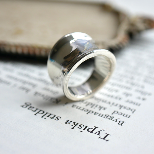 SV925 0001 wide ring -YOSHIMI NOGUCHI JEWELRY- 指輪・リング