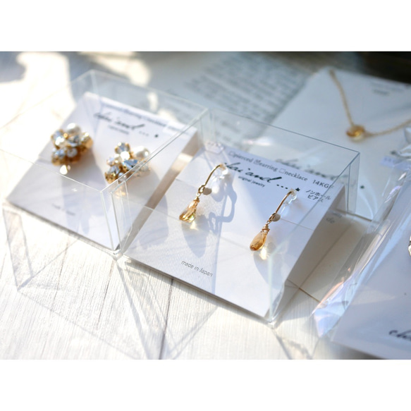 【 happy bag 】D earring ￥5000 3枚目の画像