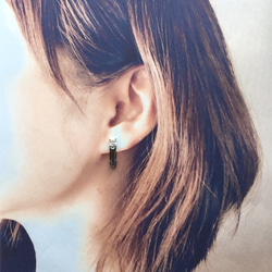 rectangle　earring  /pierce 5枚目の画像