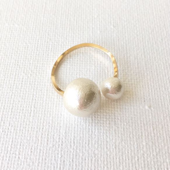 14kgf　Cotton Pearl　ring  01 4枚目の画像