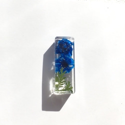 氷中花　かすみ草　earring/pierce　 Blue 3枚目の画像