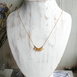 14kgf citrine fringe　necklace 5枚目の画像