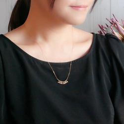 14kgf citrine fringe　necklace 7枚目の画像