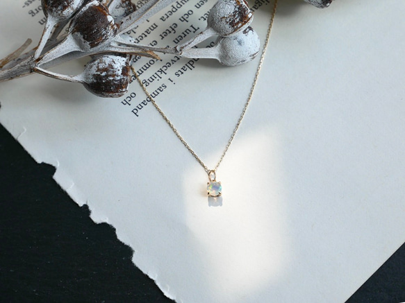 K10　Precious Opal　necklace 1枚目の画像