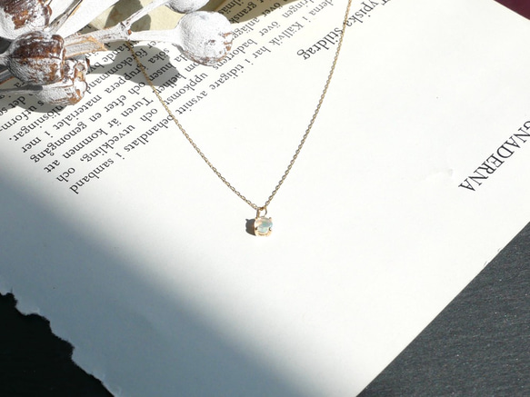 K10　Precious Opal　necklace 3枚目の画像