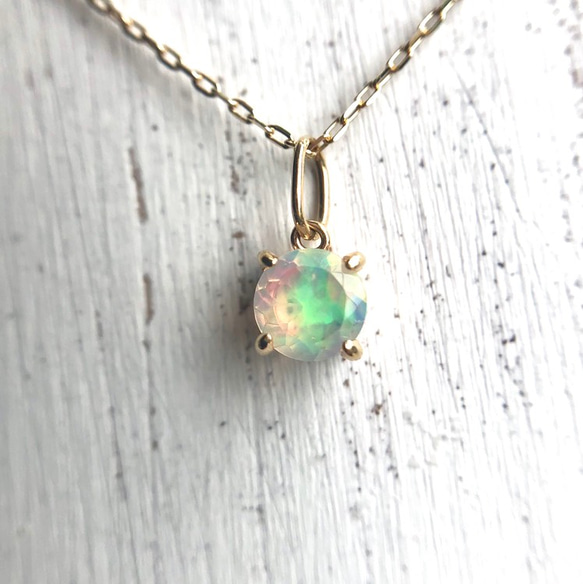 K10　Precious Opal　necklace 8枚目の画像