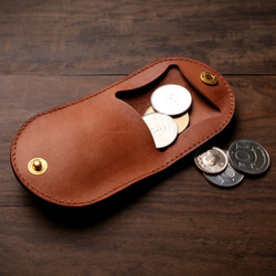 【NS手工皮件】馬蹄型零錢包、禮物 (免費打印) 第1張的照片