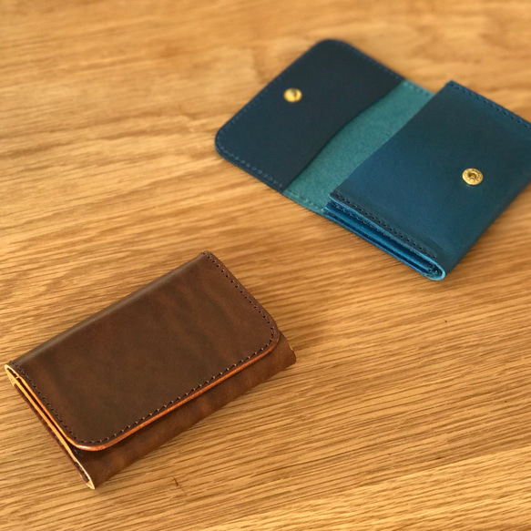 革の宝石ルガトーの名刺ケース カードケース 名刺入れ・カード