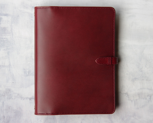 イタリアンレザーブッテーロのシステム手帳 差し込みフラップ A5サイズ