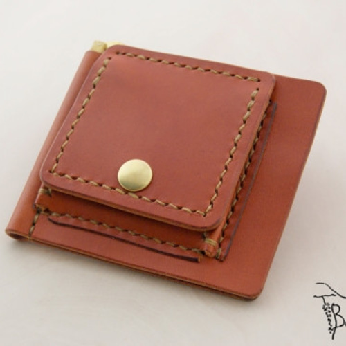 革財布 おすすめ 【マネークリップ /コインケース付き】 イタリアン