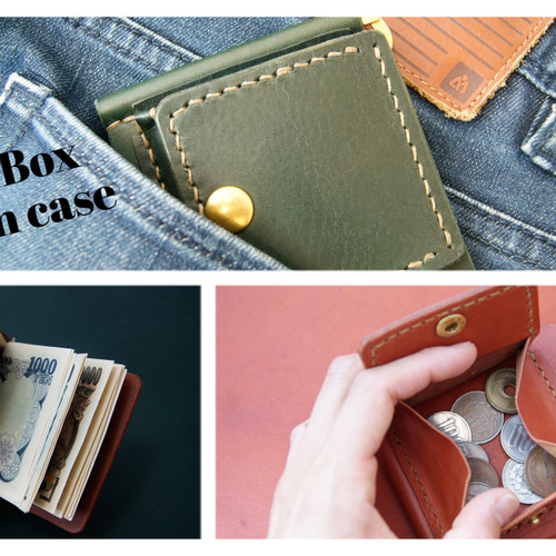 革財布 おすすめ 【マネークリップ /コインケース付き】 イタリアン