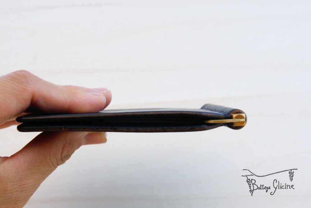 【マネークリップ / MONEY CLIP】 革財布 本革イタリアンレザー