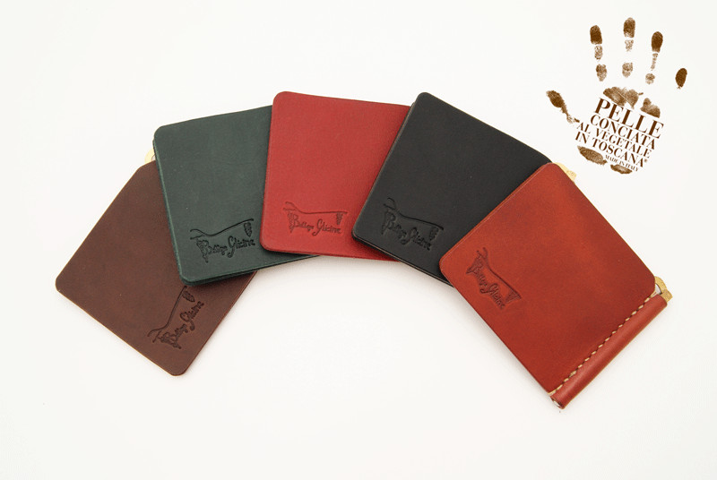 【マネークリップ / MONEY CLIP】 革財布 本革イタリアンレザー