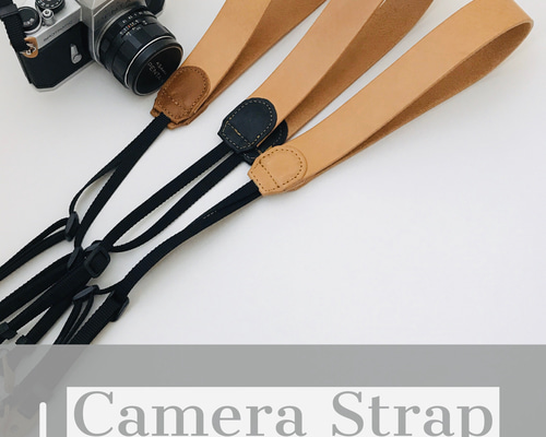 カメラストラップ】【キャメル】本革:イタリアンレザー/ネック