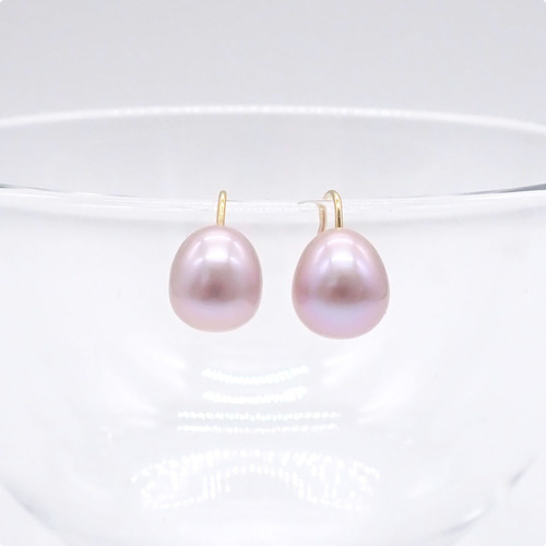 ✴︎14kgf✴︎淡水パールAAA ドロップピアス（3色展開） ピアス