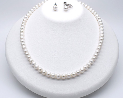 本真珠　ネックレス　パールネックレス　真珠ネックレス　フォーマルネックレス 0_48e87bea72e4b49158dbfc80b185