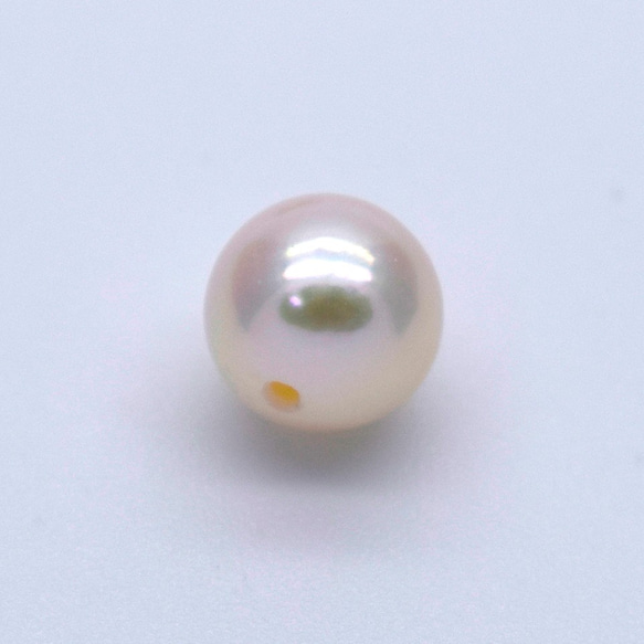 あこや本真珠　花珠ローズ　ルース 花珠アコヤ真珠スルーネックレス K18 （8mm／花珠鑑別書付き／長