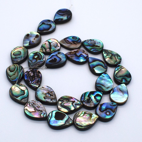 アバロンシェル ドロップピース 雫 しずく 孔雀貝 アワビ貝 パウア貝 2