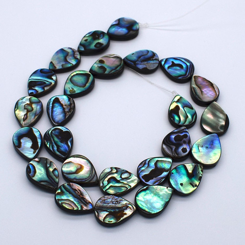 アバロンシェル ドロップピース 雫 しずく 孔雀貝 アワビ貝 パウア貝 2